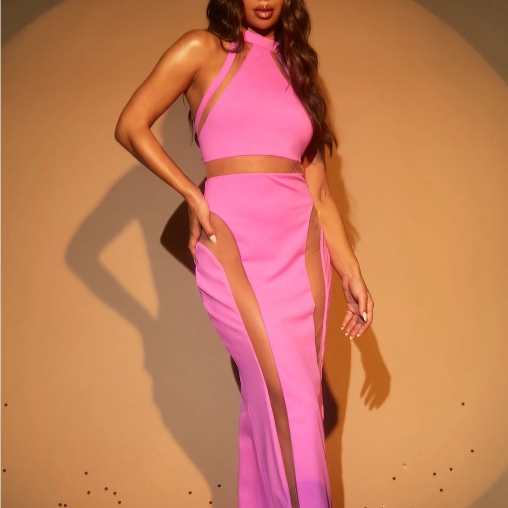 Beth Mesh Cut Out Dress